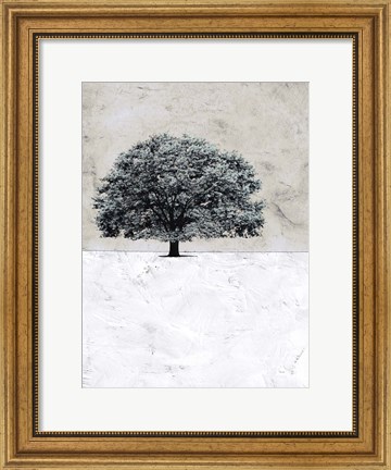 Framed Old Black Tree Print