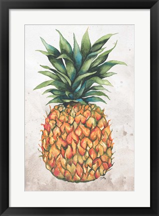 Framed Tropic Pineapple Print