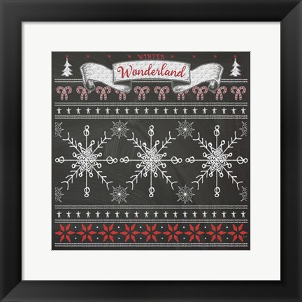 Framed Holiday Sweater I Print