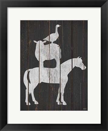 Framed Country Stack Print