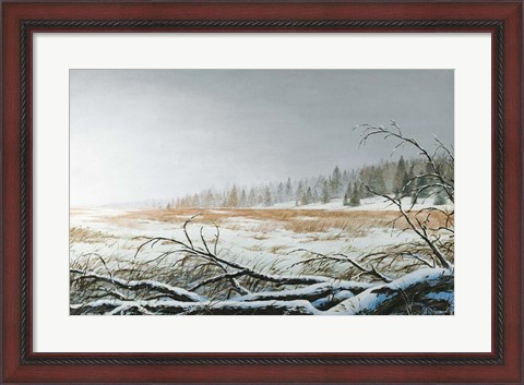Framed Snowy Morning Print