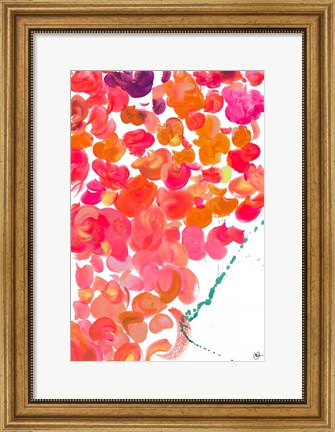 Framed Dot Garden II Print