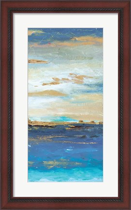 Framed Sea Mystery Panel III Print