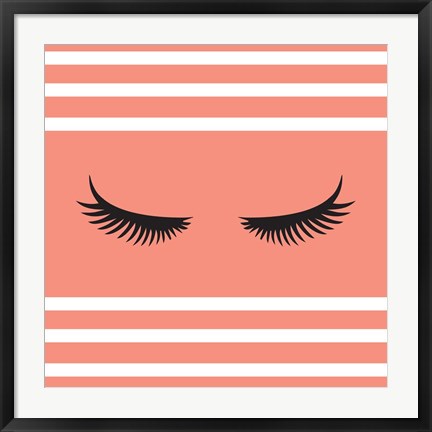 Framed Lashes Print