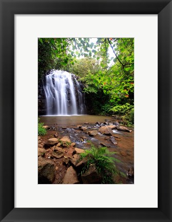 Framed Ellinjaa Falls,  Waterfall Circuit, Queensland, Australia Print