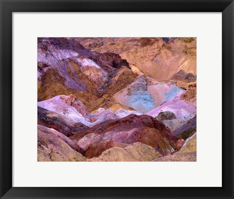 Framed California, Death Valley Np, Artist&#39;s Palette Print