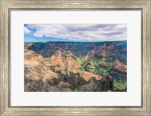 Framed Waimea Canyon, Kauai, Hawaii Print