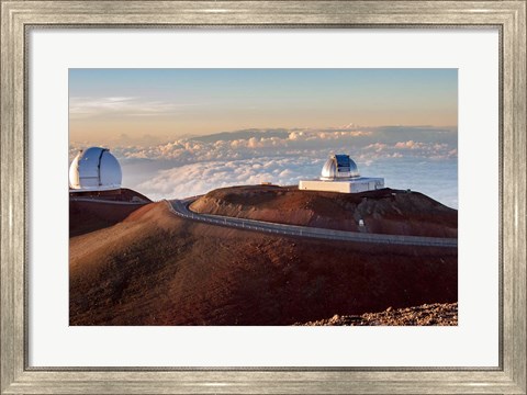 Framed Mauna Kea Observatory Hawaii Print