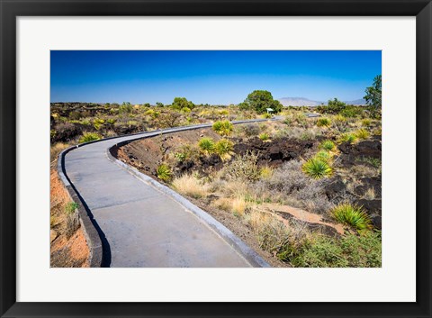 Framed Malpais Nature Trail, New Mexico Print