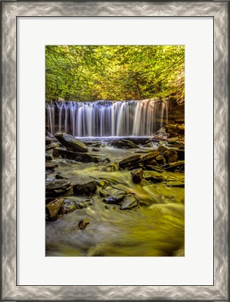 Framed Oneida Falls Cascade, Pennsylvania Print