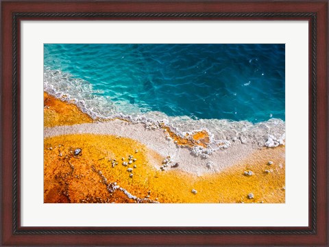 Framed Grand Prismatic Spring, Yellowstone National Park, Wyoming Print