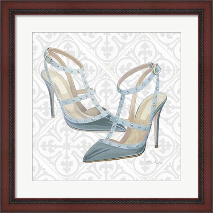 Framed Must Have Fashion II Gray White Print
