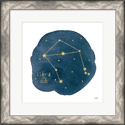 Framed Horoscope Libra Print