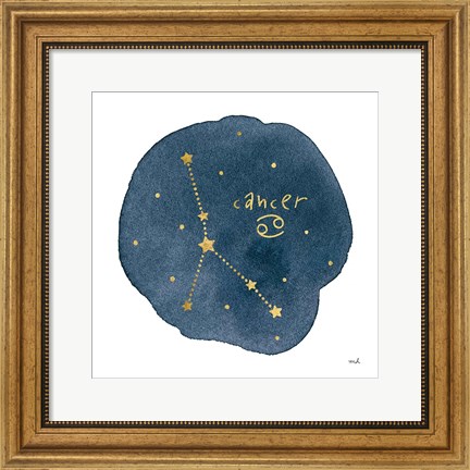 Framed Horoscope Cancer Print