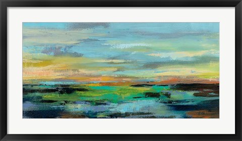 Framed Delmar Sunset I Print