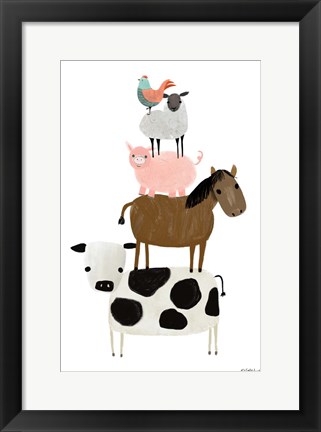 Framed Farm Buddies Print