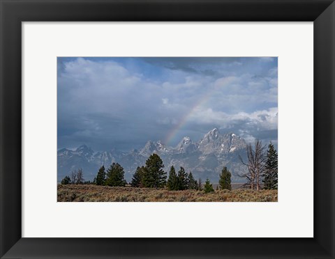 Framed Teton Rainbow Print