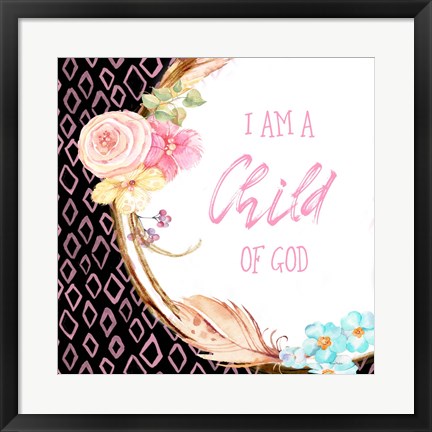 Framed Child of God Print