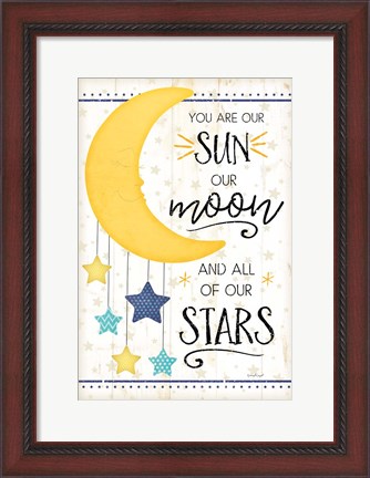 Framed You Are Our Sun Print
