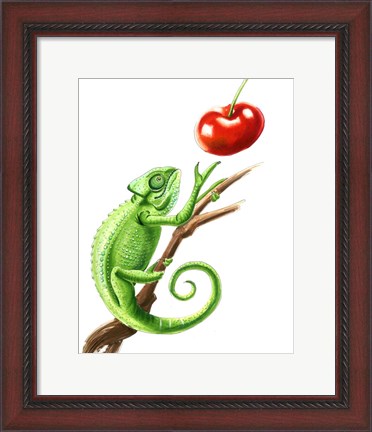Framed Chameleon Print
