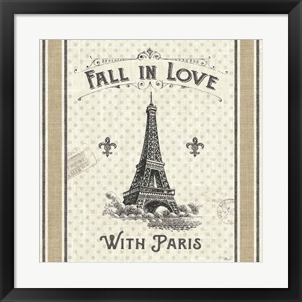 Framed Paris Farmhouse II Print