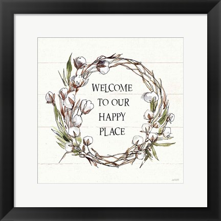 Framed Country Life VII Welcome Print
