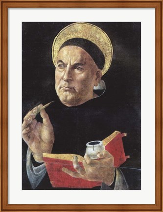 Framed St. Thomas Aquinas Print