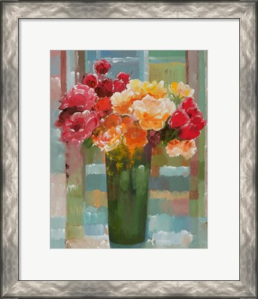 Framed Happily a-Bloom Print