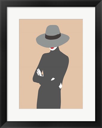 Framed Lady No. 5 Print