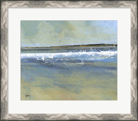 Framed Estuary Wave Print
