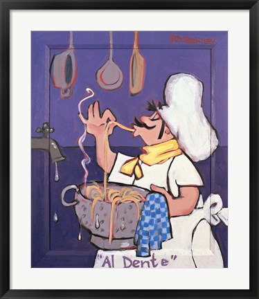 Framed Al Dente Print