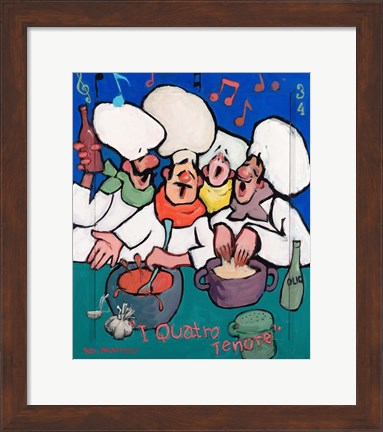 Framed I Quatro Tenore Print