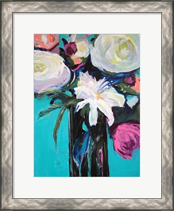 Framed White Lily Print