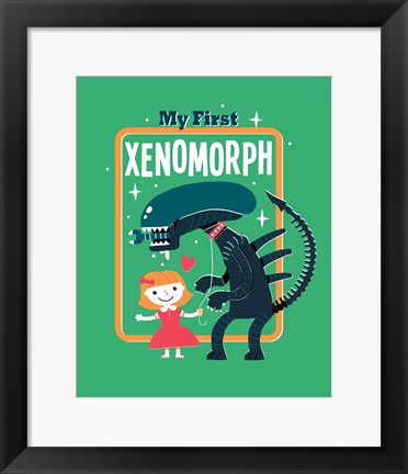 Framed My First Xenomorph Print