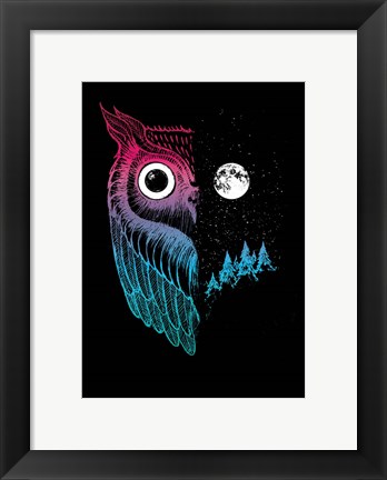 Framed Night Owl Print