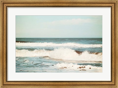 Framed Flowing Sea Print