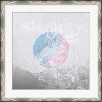Framed Moose 2 Print