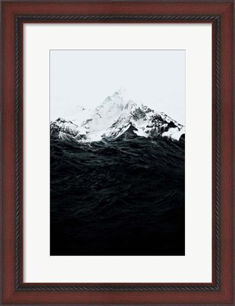Framed Those Waves Were Like Mountains Print