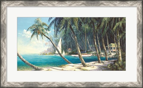 Framed Bali Cove Print