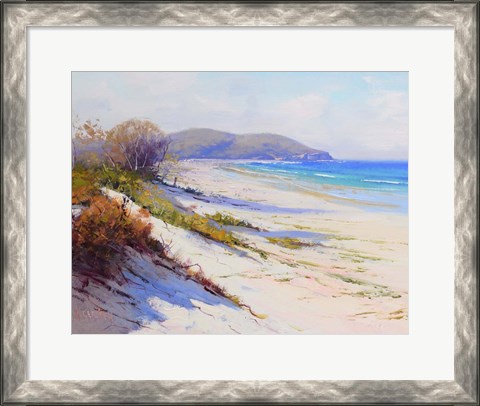 Framed Port Stephans Beach Sands Print