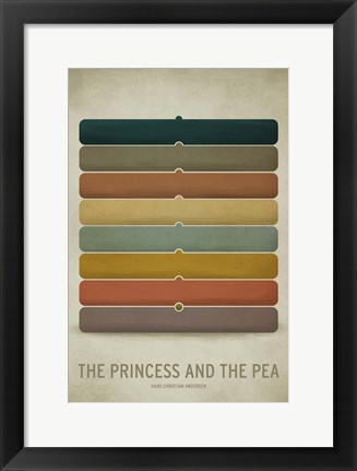 Framed Princess Pea Print