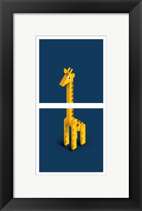 Framed Giraffe Print