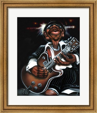 Framed Jazzman Cool Print