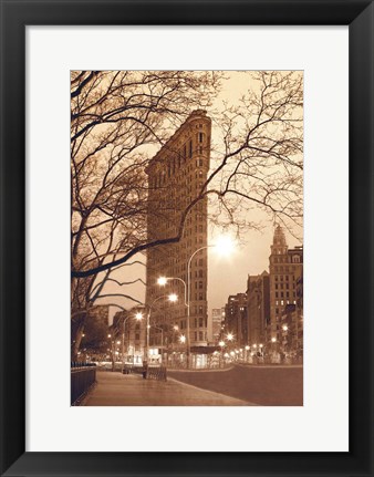 Framed Flatiron, NYC Print