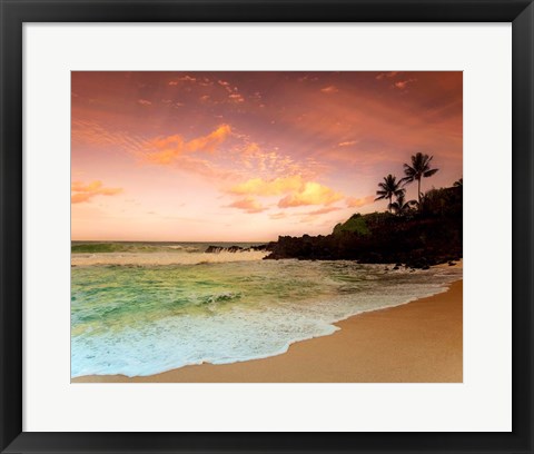 Framed North Shore Dawn, Oahu Print