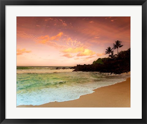 Framed North Shore Dawn, Oahu Print