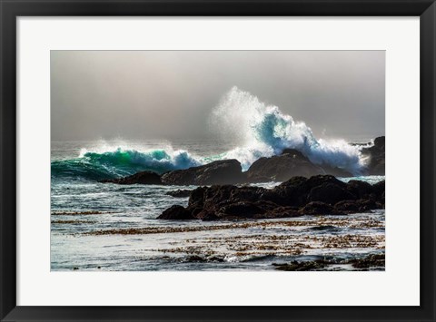 Framed Wave, Long Beach Print