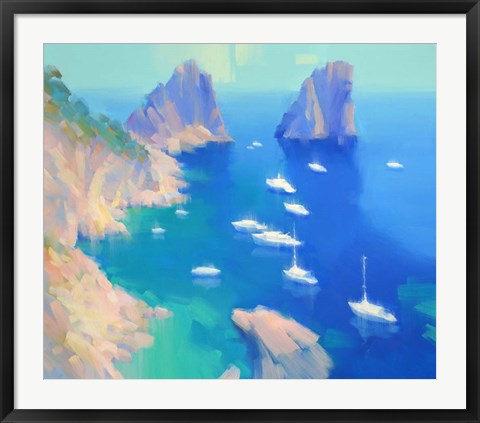 Framed Capri II Print