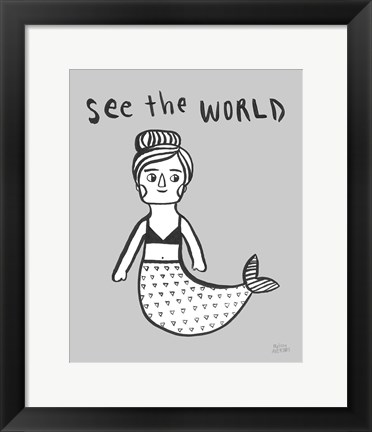 Framed Scandy Baby III Print