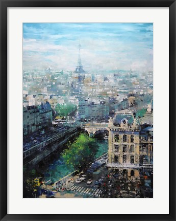 Framed Tower In The Distance Print